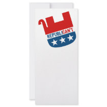 REPUBLICAN'T RACK CARD
