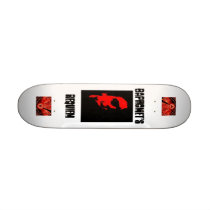 requiem head mini-board custom skateboard