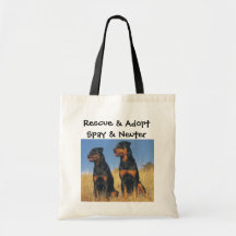 Rescue & Adopt, Spay & Neuter, Rottweilers Bag