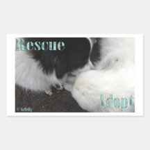 Rescue and Adopt! Sticker