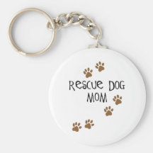 Rescue Dog Mum Key Chains