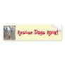 Rescue Dogs Rock! Bumper Sticker