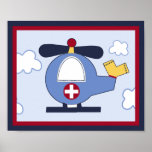 Rescue Vehicle #3 Helicopter Poster/Print
