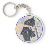 Rescued Scotties lighting candles for Furkids Key Chain