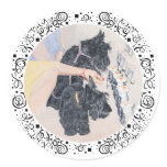 Rescued Scotties lighting candles for Furkids stickers
