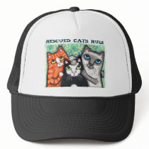 Rescued / Shelter Cat's Trucker Hats