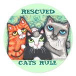 Rescued / Shelter Cat's stickers