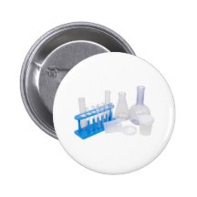 ResearchBeakers071209 Pinback Button
