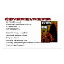 Reservoir Frogs Business Cards