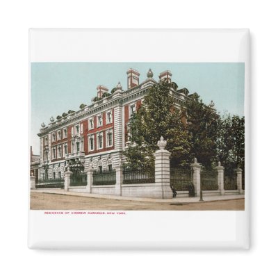 Residence of Andrew Carnegie, New York Refrigerator Magnet
