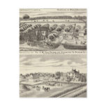 Residences and farm residences in Putnam Co postcards