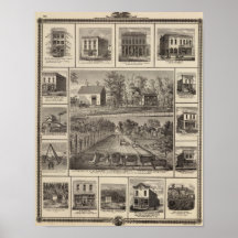 Residences & businesses in Muscatine Print
