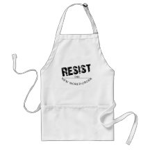 Resist The New World Order Aprons