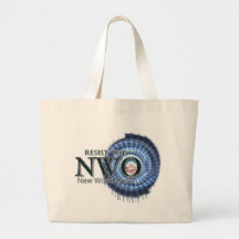 Resist the NWO Canvas Bags