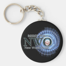 Resist the NWO Keychains