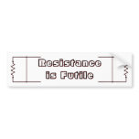 Resistance is Futile bumper stickers
