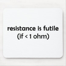 resistance is futile mousepads