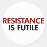 Resistance Is Futile Stickers