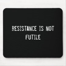 resistance is not futile mouse mats