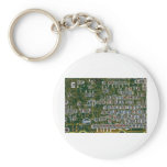 Resistors on a Circuit Board keychains