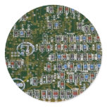 Resistors on a Circuit Board stickers