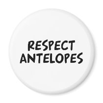 Respect Antelopes Fridge Magnets