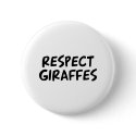 Respect Giraffes buttons