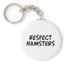 Respect Hamsters keychains