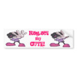 Respect My Cute bumper stickers