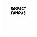 Respect Pandas t-shirts