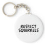 Respect Squirrels Keychains