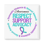 Respect Support Advocacy Domestic Violence magnets