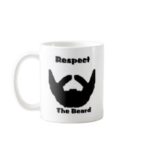 respect the beard mug