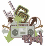 Respect the Beat Boom Box photo sculptures