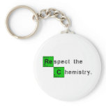 Respect The Chemistry Keychains