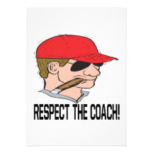 Respect The Coach Custom Announcement