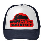 RESPECT THE SQUATCH!  Look like a PRO in Bobo's Trucker Hats