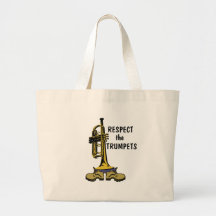 Respect the Trumpets Canvas Bags