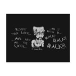 Respect Your Elders...and get me BLACK Coffee! postcards