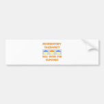 Respiratory Therapist ... Will Work For Cupcakes Bumper Sticker
