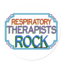 Respiratory Therapists Rock Stickers