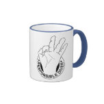 responsible_diver_logo_dark coffee mugs
