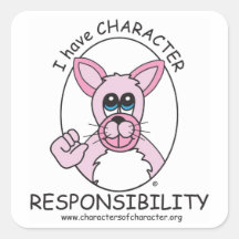 Responsible Rabbit Stickers