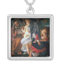 Rest on the Flight into Egypt, Caravaggio Necklaces