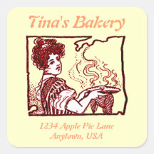 Restaurant Bakery Retail Sticker