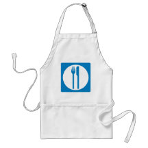 Restaurant Highway Sign Aprons