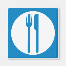 Restaurant Highway Sign Refrigerator Magnet