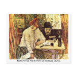 Restaurant La Mie By Henri De Toulouse-Lautrec postcards