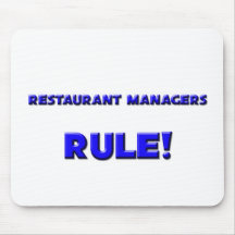 Restaurant Managers Rule! Mousemat