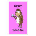 Restaurant Server Tip Card business cards